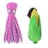 Crinkle Dog Toy Octopus with Corn